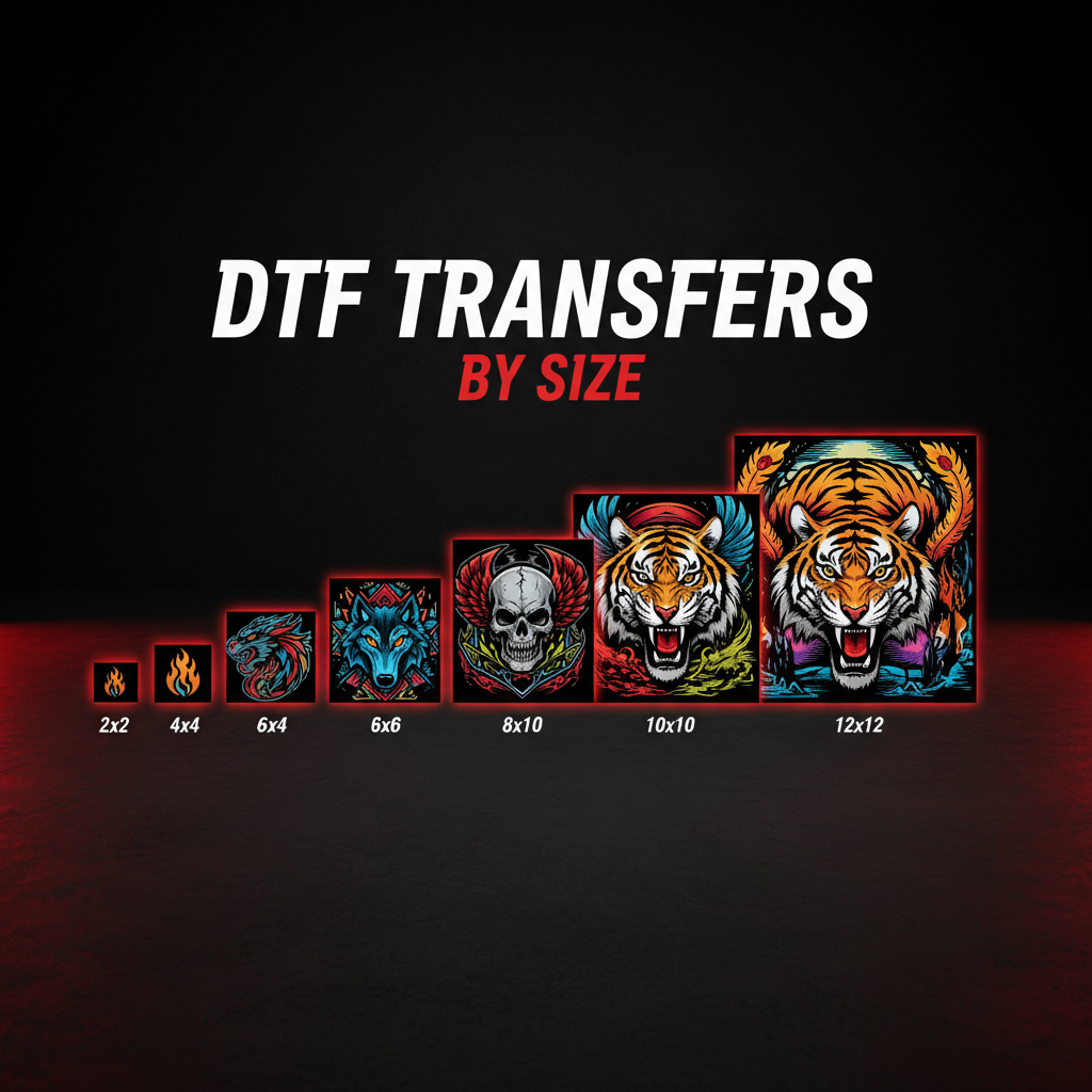 DTF Transfers by Size