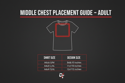 Middle Chest Placement Guide - Adult