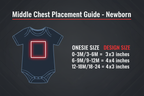 Middle Chest Placement Guide - Newborn